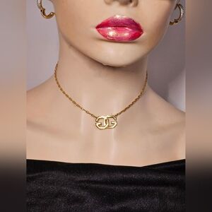 Authentic Givenchy Double G Gold Necklace